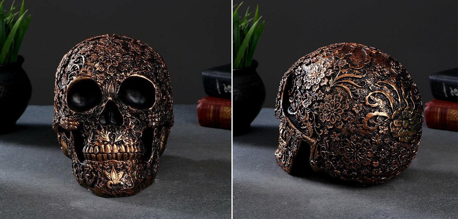 Статуэтка Patterned Skull Статуэтка Patterned Skull - Loft-Concept в Тюмени