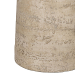 Столик приставной с круглой столешницей Textured Cream Table варинант исполнения - 4 | Loft Concept в Тюмени