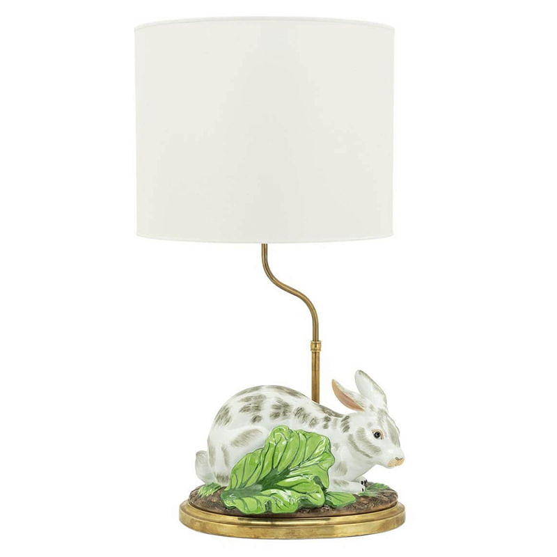 Настольная лампа ABHIKA LAMPTABLE RABBIT Зеленый Золотой Белый Настольная лампа ABHIKA LAMPTABLE RABBIT Зеленый Золотой Белый в Тюмени | Loft Concept