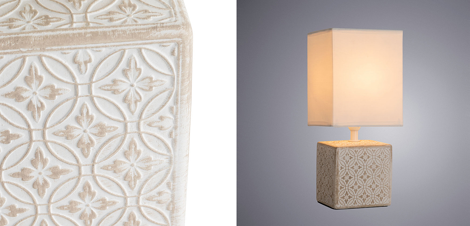 Настольная лампа Дизайнерская Lazio Ivory Table Lamp Настольная лампа Дизайнерская Lazio Ivory Table Lamp - Loft-Concept в Тюмени