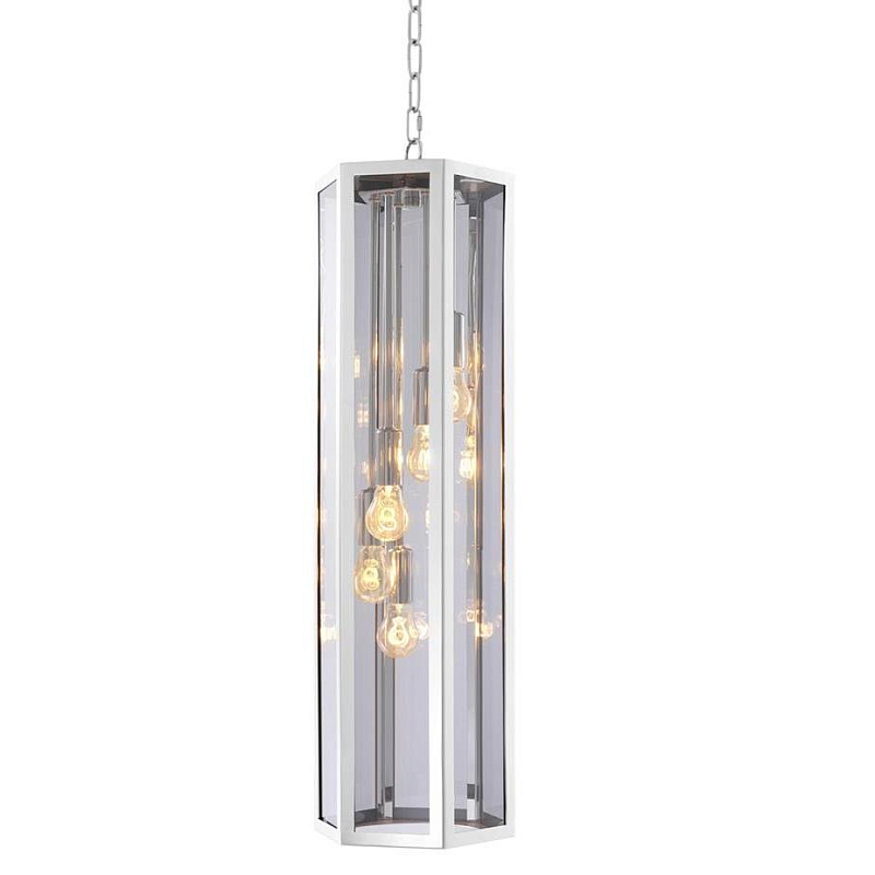 Люстра Chandelier Rondoni Nickel Никель Дымчатый (Smoke) Люстра Chandelier Rondoni Nickel Никель Дымчатый (Smoke) в Тюмени | Loft Concept