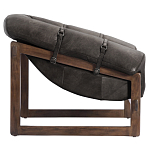 Кресло Duncan винтажная черная кожа варинант исполнения - 3 | Loft Concept в Тюмени