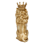 Статуэтка лев с детализированной гривой и изящной короной Lion Crown  варинант исполнения - 3 | Loft Concept в Тюмени
