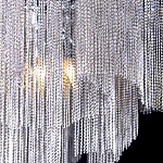 Люстра потолочная с металлическими цепочками Диаметр 99 см Atlantis Chain варинант исполнения - 5 | Loft Concept в Тюмени