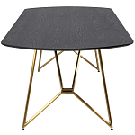 Обеденный стол на металлических ножках Ward Brass Dining Table варинант исполнения - 3 | Loft Concept в Тюмени