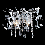 Бра с металлическими лепестками и хрустальными подвесками Leaf Cascade варинант исполнения - 2 | Loft Concept в Тюмени