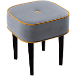 Квадратный мягкий пуф на черных ножках Winton Pouf Square варинант исполнения - 11 | Loft Concept в Тюмени