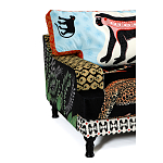 Большой Трехместный Диван с цветным принтом Qalakabusha Large Sofa варинант исполнения - 4 | Loft Concept в Тюмени