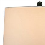 Настольная лампа зеленая с тканевым абажуром Splashes of Green Moss варинант исполнения - 3 | Loft Concept в Тюмени