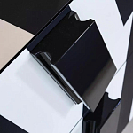 Дизайнерский комод в чёрно-белую полоску Ziqqurat варинант исполнения - 1 | Loft Concept в Тюмени