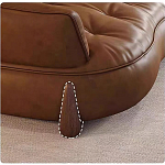 Кресло кожаное с деревянным каркасом Medieval Furniture варинант исполнения - 3 | Loft Concept в Тюмени