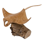 Статуэтка из дерева скат Animals of the World варинант исполнения - 1 | Loft Concept в Тюмени