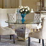 Стол обеденный круглый на зеркальном основании Spectacular Table варинант исполнения - 2 | Loft Concept в Тюмени