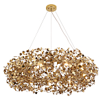 Люстра подвесная круглая с многочисленными металлическими круглыми элементами Terzani Argent варинант исполнения - 5 | Loft Concept в Тюмени