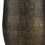 Торшер с фактурным массивным корпусом и тканевым цилиндрическим абажуром Textured Monolith варинант исполнения - 4 | Loft Concept в Тюмени