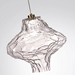 Подвесной светильник с плафоном из фактурного прозрачного стекла Light Ensemble варинант исполнения - 9 | Loft Concept в Тюмени