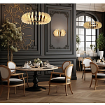 Люстра круглая с фактурными элементами в виде ракушек Inspired Sea варинант исполнения - 6 | Loft Concept в Тюмени