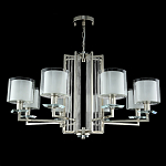 Люстра с 8-ю цилиндрическими плафонами из стекла Laurent варинант исполнения - 9 | Loft Concept в Тюмени