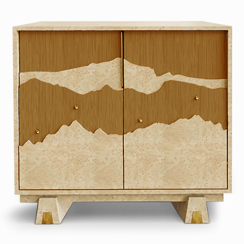 Буфет Okinawa Ginger Бежевый Горчичный Золотой в Тюмени | Loft Concept 