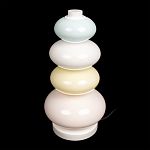 Настольная лампа из стеклянных сфер в пастельных тонах Высота 40 см Pastel Lunaria варинант исполнения - 3 | Loft Concept в Тюмени