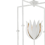 Подвесной светильник белый c абажуром в виде цветка тюльпана White Tulips варинант исполнения - 1 | Loft Concept в Тюмени