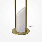 Напольный торшер светодионый золотой Lumen Duo варинант исполнения - 4 | Loft Concept в Тюмени