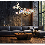 Люстра с цветочным декором Miscellaneous herbs варинант исполнения - 5 | Loft Concept в Тюмени