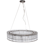 Подвесная люстра в форме круга Light Source Antique Nickel варинант исполнения - 1 | Loft Concept в Тюмени
