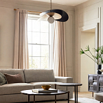 Люстра круглая с 2-мя металлическими абажурами Andromeda варинант исполнения - 6 | Loft Concept в Тюмени