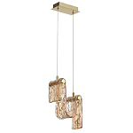 Подвесной светильник волнистой формы из фактурного стекла Wave варинант исполнения - 1 | Loft Concept в Тюмени