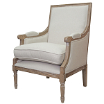Кресло William Classical Armchair beige flax варинант исполнения - 3 | Loft Concept в Тюмени