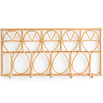 Настенная вешалка из ротанга Wila Wall Hanger L варинант исполнения - 3 | Loft Concept в Тюмени