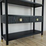 Стеллаж с двумя ящиками Elsa Dreams Black варинант исполнения - 2 | Loft Concept в Тюмени