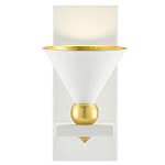 Бра с бело-золотыми плафоном в форме конуса Light Source варинант исполнения - 2 | Loft Concept в Тюмени