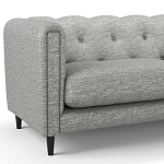 Мебельная ткань Шенилл серый цвет 138 см T4-34 варинант исполнения - 7 | Loft Concept в Тюмени