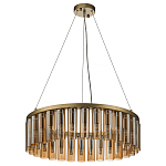 Люстра со стеклянными цилиндрическими плафонами Luminous Cylinders Amber Round варинант исполнения - 4 | Loft Concept в Тюмени