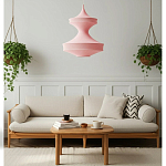 Подвесной вязаный розовый светильник «Моника» варинант исполнения - 5 | Loft Concept в Тюмени