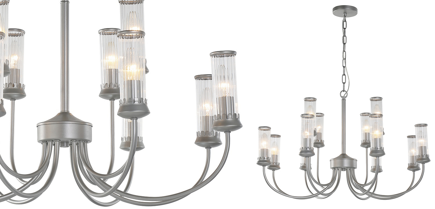 Люстра Morgane Chandelier silver 78 Люстра Morgane Chandelier silver 78 - Loft-Concept в Тюмени
