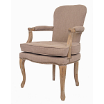 Кресло Aubrey Classical Armchair brown flax варинант исполнения - 3 | Loft Concept в Тюмени