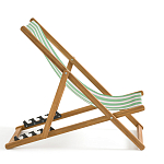 Шезлонг из акации и ткани Argentina варинант исполнения - 6 | Loft Concept в Тюмени