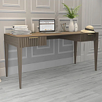 Рабочий стол коричневый с 2-мя ящиками Harper Line варинант исполнения - 2 | Loft Concept в Тюмени