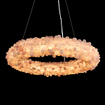 Люстра кольцевая с частичками натурального горного хрусталя Crystal Shimmer варинант исполнения - 2 | Loft Concept в Тюмени