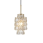 Подвесной светильник с декором из натуральной морской ракушки Iridescent Light варинант исполнения - 1 | Loft Concept в Тюмени