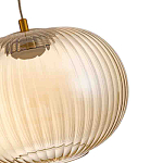 Подвесной светильник с янтарным рифленым стеклянным плафоном Ferm Living варинант исполнения - 6 | Loft Concept в Тюмени