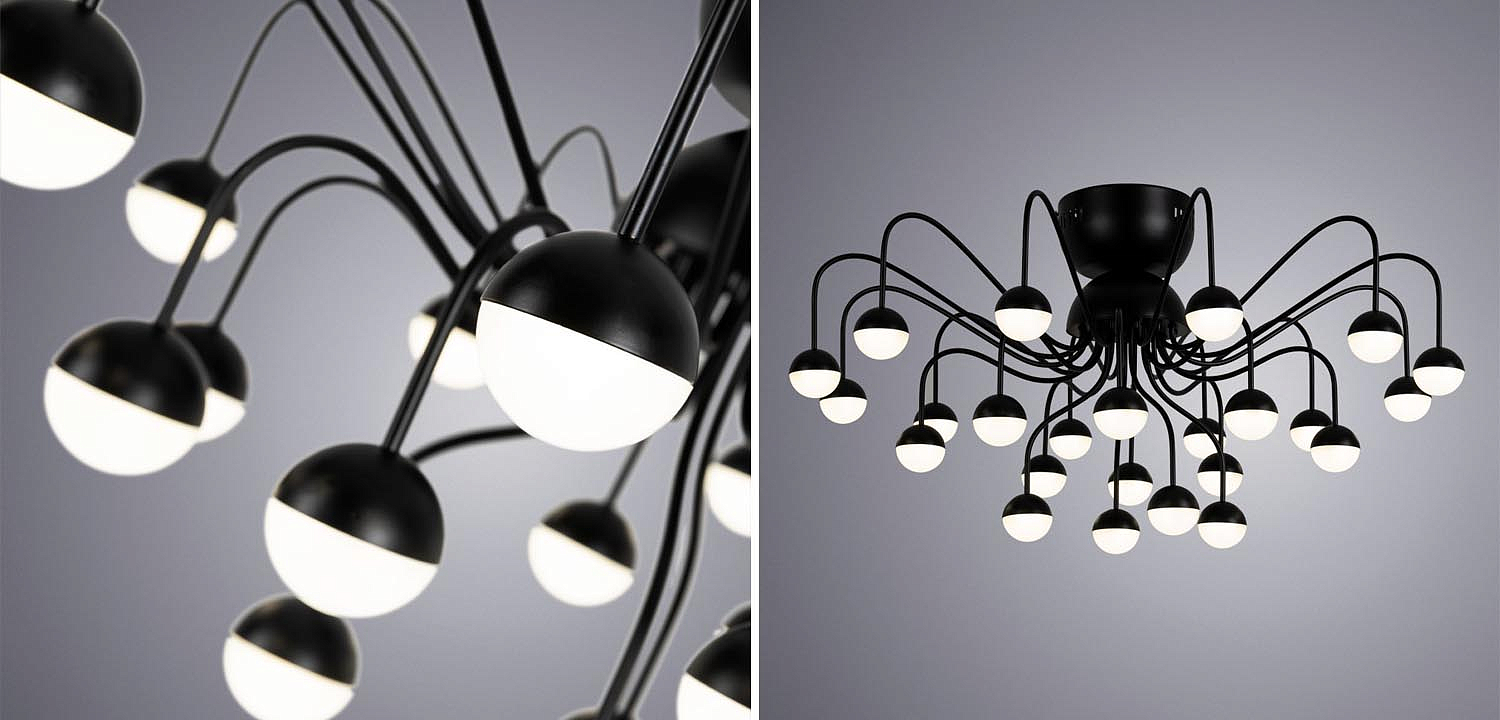 Потолочная люстра Vilelme Chandelier black Потолочная люстра Vilelme Chandelier black - Loft-Concept в Тюмени