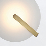 Потолочный светильник в форме плоского диска из белого матового стекла Eurofase варинант исполнения - 4 | Loft Concept в Тюмени