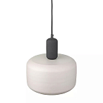 Подвесной светильник с круглым бежевым плафоном Quentin варинант исполнения - 3 | Loft Concept в Тюмени