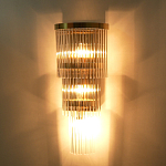 Бра с золотистым основанием и прозрачными трубками Nembus варинант исполнения - 6 | Loft Concept в Тюмени