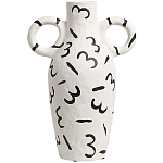 Декоративная ваза White Doodle Vase M варинант исполнения - 1 | Loft Concept в Тюмени