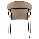 Коричневый стул с обивкой из искусственной замши Alexis варинант исполнения - 4 | Loft Concept в Тюмени